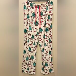 Hello Kitty Womens Fleece Pajama Pants